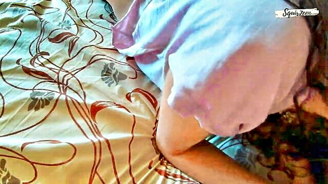 squir7een - stepdad banged stepdaughter after catching her watching porn