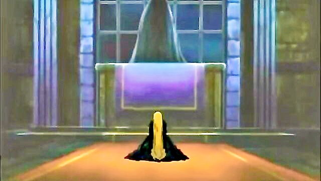 Princess - a chaste anime princess performs oral and vaginal sex on an enormous phallus