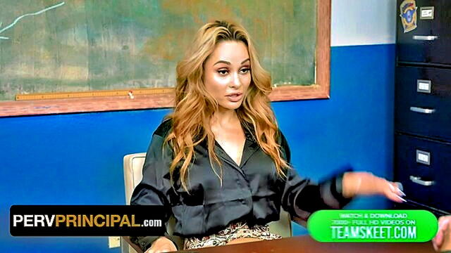 Crystal Rush - stepmomcrystal visits school to discuss her stepdaughters disciplinary action Mylf