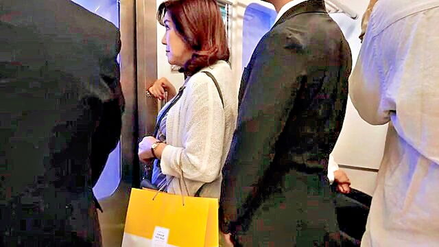Chiyoko Kawabata - chiyoko kawabatas sensual experience on a train