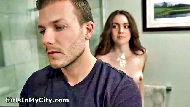 big ass, babe, anal - amateur stepsister gets sticky with anal creampie