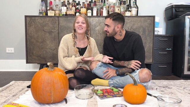 Sammm Next Door - trick or treat fuck Sexy Teen Sammm Next Door