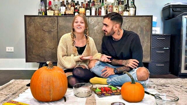 sammm next door - trick or treat fuck Sexy Teen