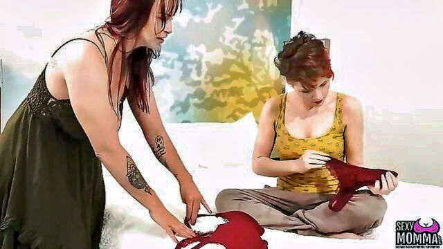 huge titted lesbian, fingers in pussies, big boobs porn - super milf lesbian sex