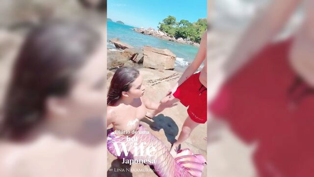 big dick, big tits, big ass - horny mermaid fucked