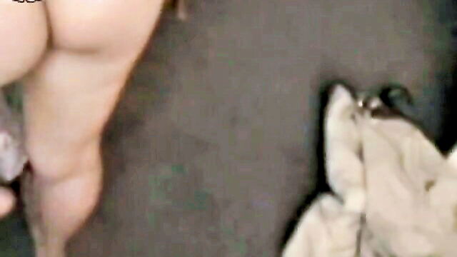 tattooed brunette street blowjob