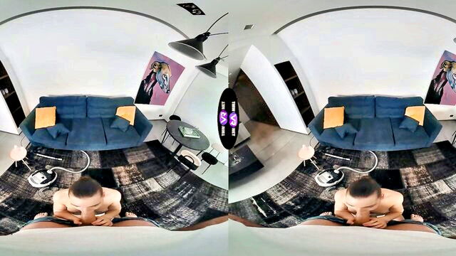 pov, spread legs, virtual reality - long hair arina shy