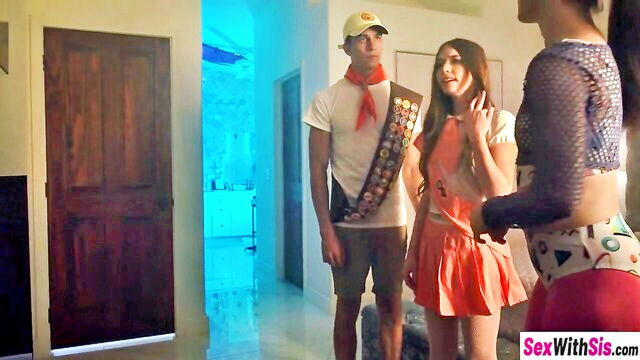 step sister blowjob megan