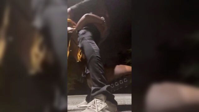 ebony, public, bbc - public bbc fuck