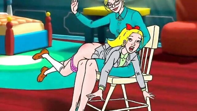 comic, cartoon, anime - ass spanking anime