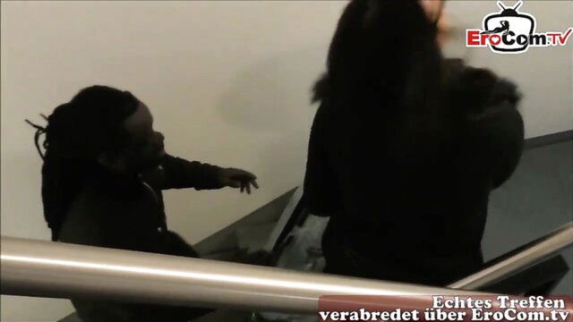 blowjob, brunette, big dick - german big tits brunette