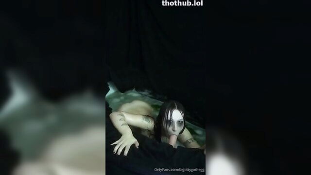 crawling, bigtittygothegg, out - goth tits bathtub