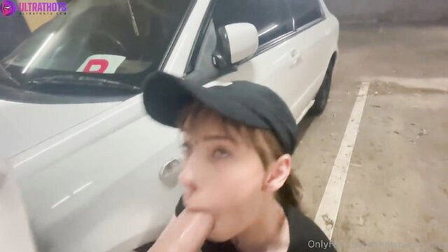 Snow Bunni - snow bunni parking lot sextape