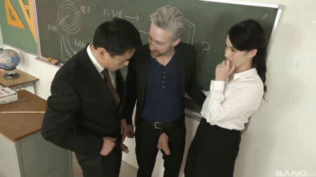 interracial, mmf, threesome - minna asahi mmf