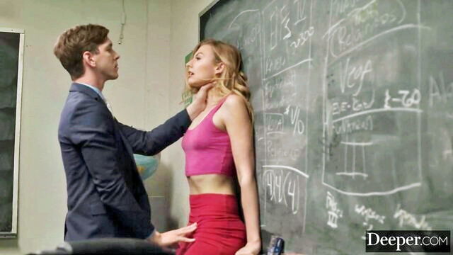 teacher, student, babes - teacher fucks alexa grace doggy style