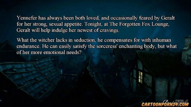 english subtitles, from behind, brunettes - witcher porn cartoon