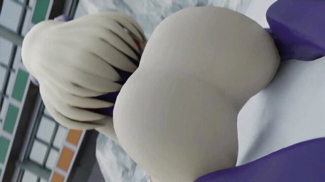 animation, porn, nsfw - mount lady’s big butt twerking