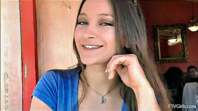 Danis public tits show