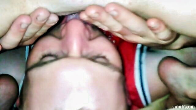 pussy, eat, mongrel - dog eats out pussy