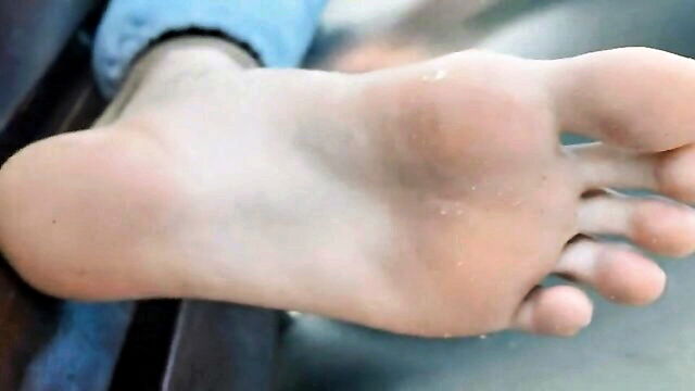 foot fetish, fetish, blond boys - Horny foot fetish Graham H with huge feet