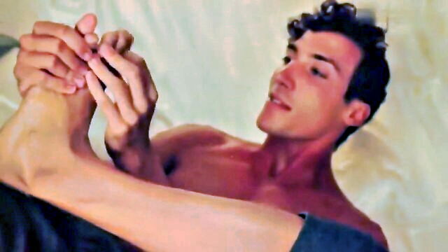 fetish, amature, blond boys - danny foot fuck