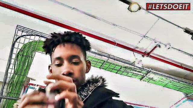 interracial porn, big tits latina, big booty - horny hostel big dick