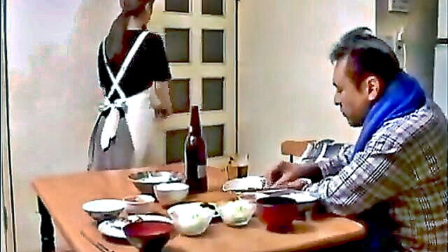 japanese wife, housewife, wife cuckold - a japanese wife cheats on her husband with another man in front of him complete video link bitly-2fjpddh