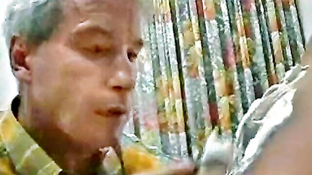 cum shot, cumshot, cum - a korean college student engages in anal intercourse with an older gentleman during a shower