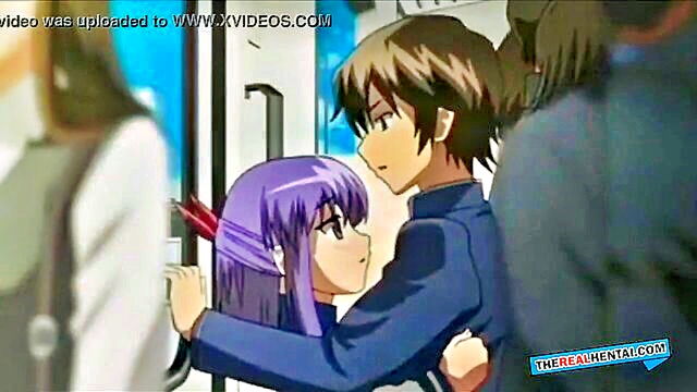 teen, highdefinition, cute girl - romantic encounter with a cute classmate on a train   hentai