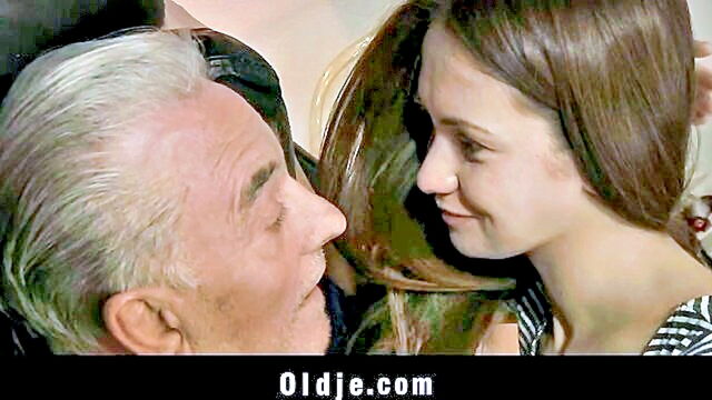 oldmen, oldman, oldvsyoung - mika engages in sucking and fucking with an elderly partner