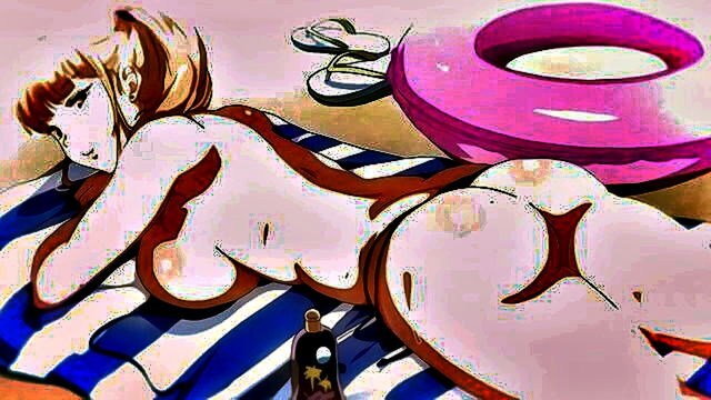 hentai, ova, anime - my stepsister seduces me and breasts while milking my dick in japanese anime