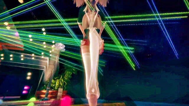 cartoon, big tits, foot fetish - danganronpa junko enoshima 60fps