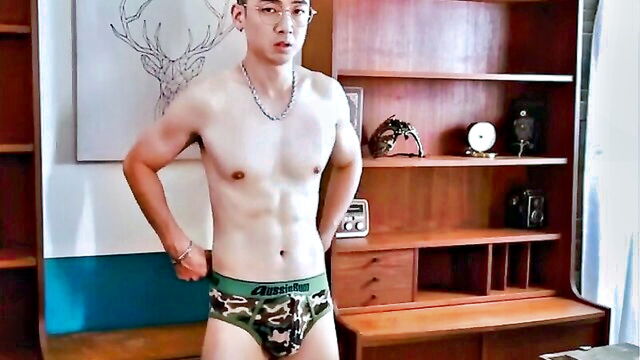 cum shots, asian, amature - chinese twink earns money