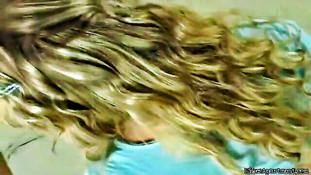 natural tits, amateur, audition - blonde in white lingerie audition