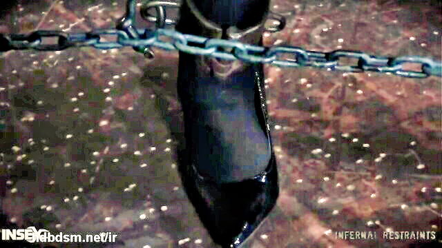 naked, pussy whipping, ass spanking - harsh bdsm with tattooed bitch