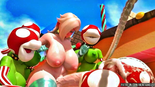 3d animated, uncensored hentai, cartoon futa - futa blowjob 3d