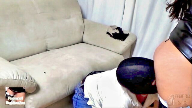 Miss FEMDOM and chastity slave - financial domination royalty