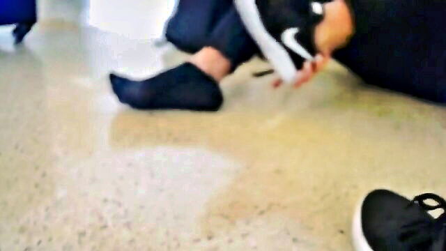 fetish, amature, foot fetish - american student feet fetish