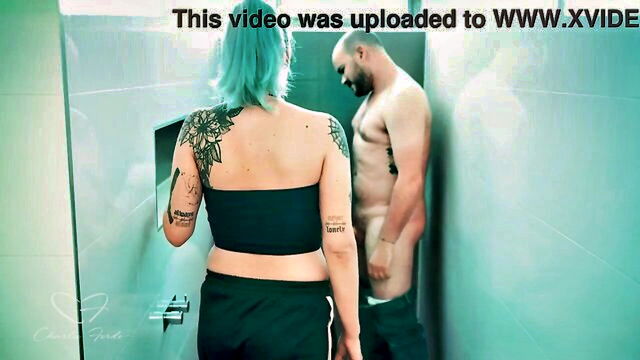 domination, lingerie, tattoos - woody alyx dominates charlie forde