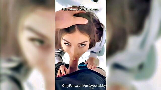 young girls oral pleasure with deep throat and facial in video : Onlyfans