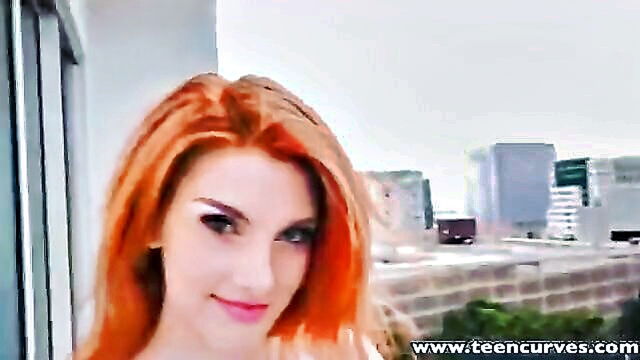 most viewed busty redhead babe rainia belles sensual encounter and spanking adventure : Bang