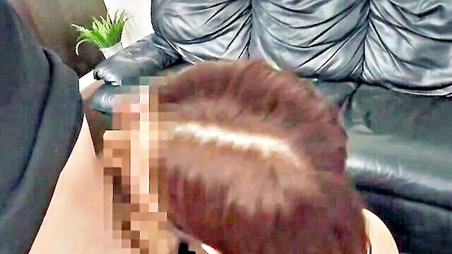 japanese, milf, creampie - japanese stepmom with shaved pussy gets fondled by mature woman in fetish video