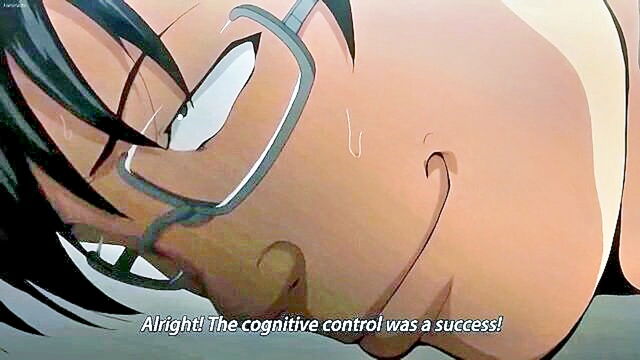 teen, rough, hentai - mind controlled ugly guy has threesome with busty girls in hentai video