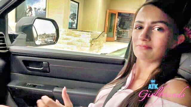 summer renee - summertime outdoor blowjob in california