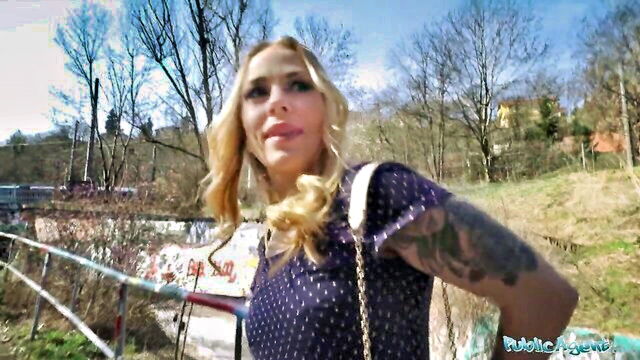 public agent blonde creepied