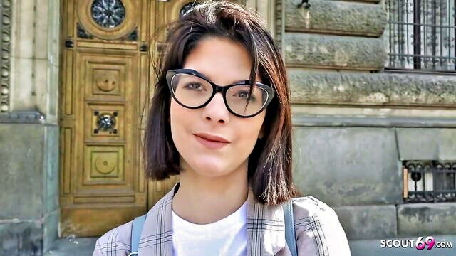 sara bell - german scout street anal casting