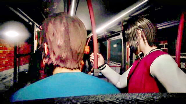 cumshot, asian, public - yuffie bang bus