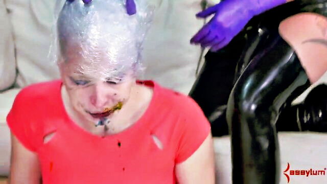 anal submission, bdsm anal, asshole closeup - bdsm teen strapon fuck