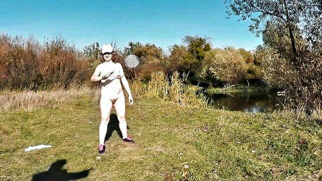 mature, mom, outdoor - autumn sport hawt frina