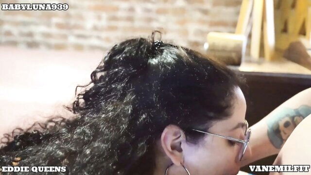 amateur, ebony, blowjob - free my fit interracial threesome